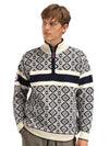 Dale Of Norway M TEAM NORWAY CORTINA MASC SWEATER Azul marino Blanco roto 3XL - PeakStyle