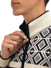 Dale Of Norway M TEAM NORWAY CORTINA MASC SWEATER Azul marino Blanco roto 3XL - PeakStyle