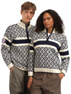 Dale Of Norway M TEAM NORWAY CORTINA MASC SWEATER Azul marino Blanco roto 3XL - PeakStyle
