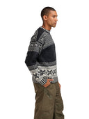 Dale Of Norway M TORRIDAL MASC SWEATER Donkergrijs Offwhite XXL - PeakStyle