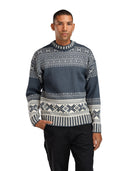 Dale Of Norway M TORRIDAL MASC SWEATER Steel Offwhite S - PeakStyle