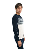 Dale Of Norway M VAIL MASCULINE BASELAYER CREW NECK Offwhite Navy XXL - PeakStyle