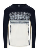 Dale Of Norway M VAIL MASCULINE BASELAYER CREW NECK Offwhite Navy XXL - PeakStyle