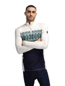 Dale Of Norway M VAIL MASCULINE BASELAYER HALF ZIP Navy Offwhite XXL - PeakStyle