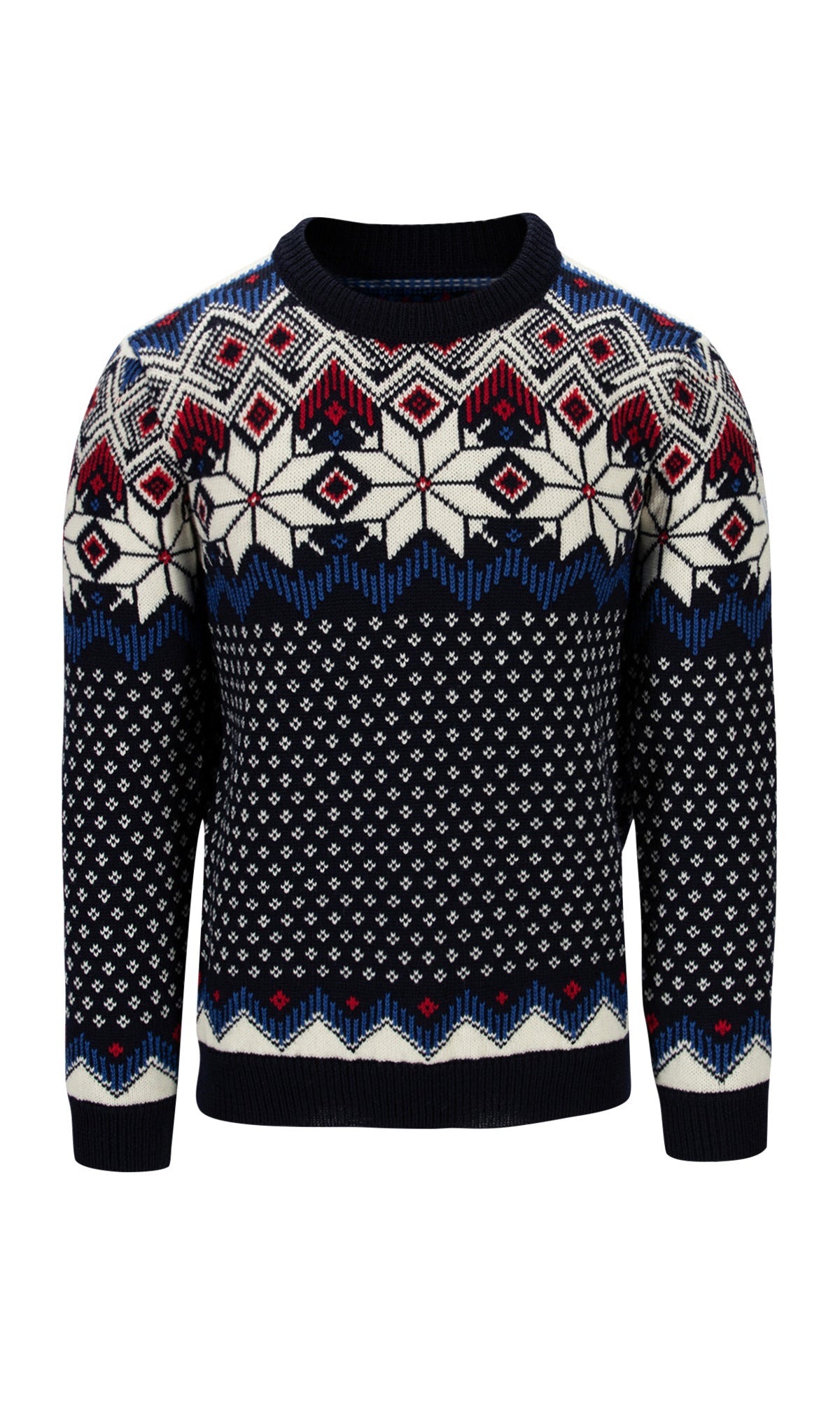 Dale Of Norway M VEGARD MASCULINE SWEATER Bleu marine Blanc cassé Ultramarine Rasb L - PeakStyle