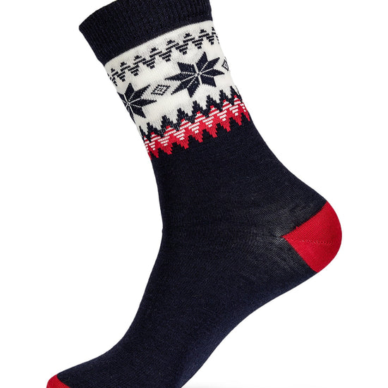 Calcetines Dale Of Norway MYKING Navy Red Offwhite L - PeakStyle