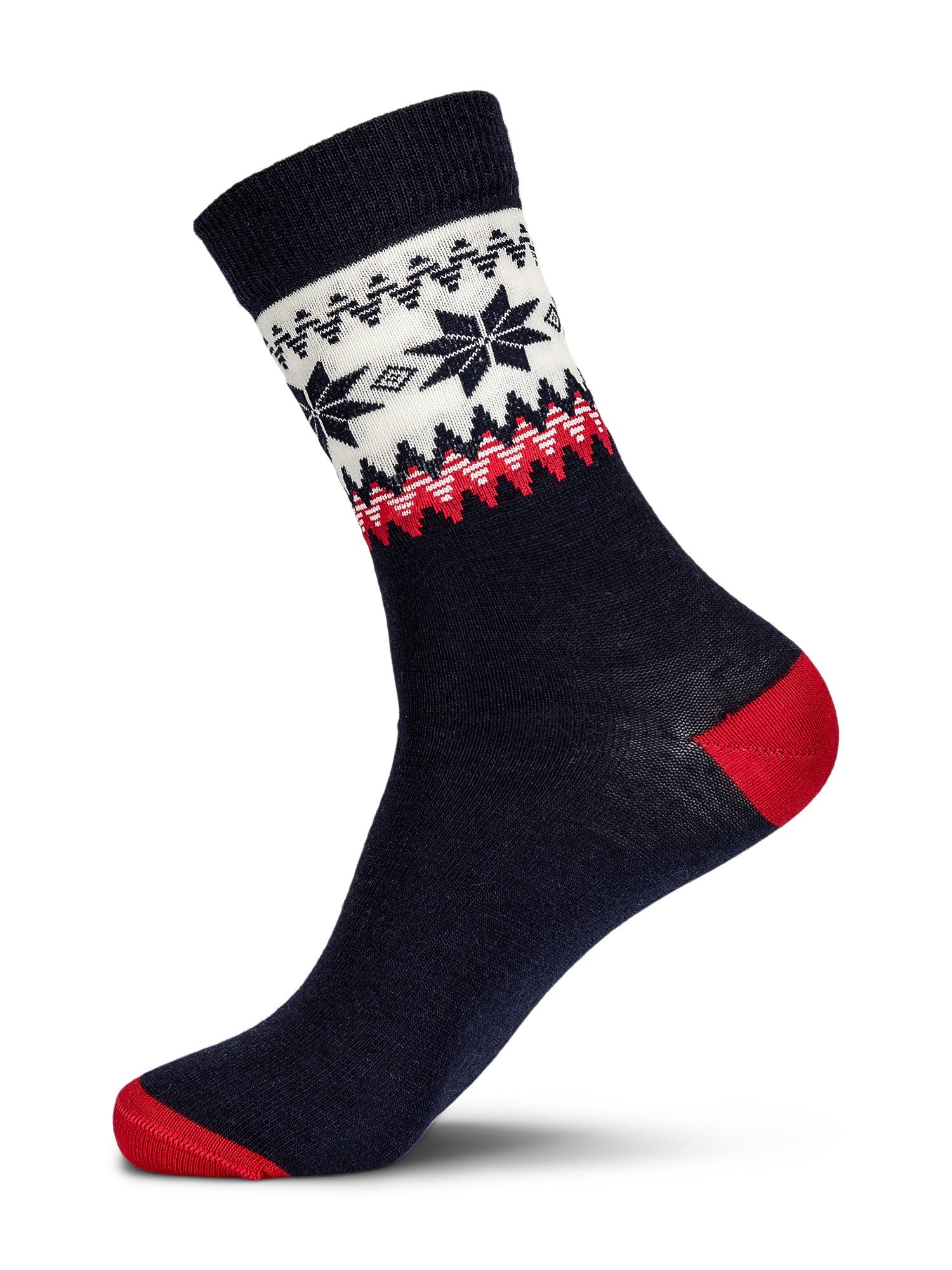 Calcetines Dale Of Norway MYKING Navy Red Offwhite L - PeakStyle
