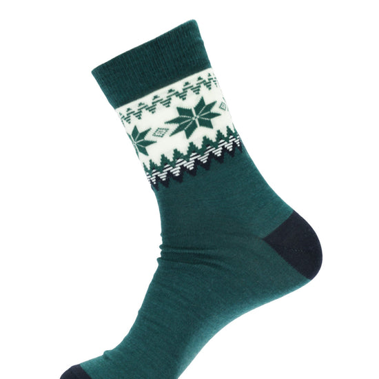 Calcetines Dale Of Norway MYKING Pine Green Offwhite S - PeakStyle