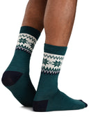 Dale Of Norway MYKING SOCKS Verde pino Bianco sporco S - PeakStyle