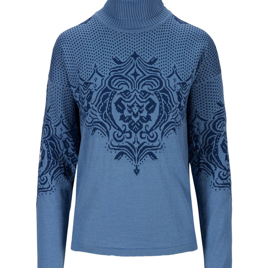 Dale Of Norway ROSENDAL FEM SWEATER Blueshadow Indigo M - PeakStyle