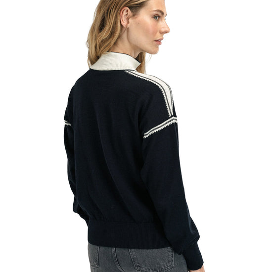 Dale Of Norway SANDVIK FEMININE SWEATER Nero Bianco sporco M - PeakStyle