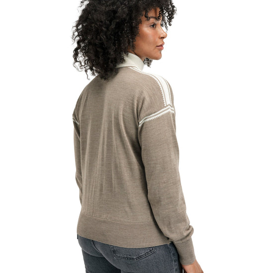 Dale Of Norway SANDVIK FEMININE SWEATER Mountainstone Offwhite XL - PeakStyle