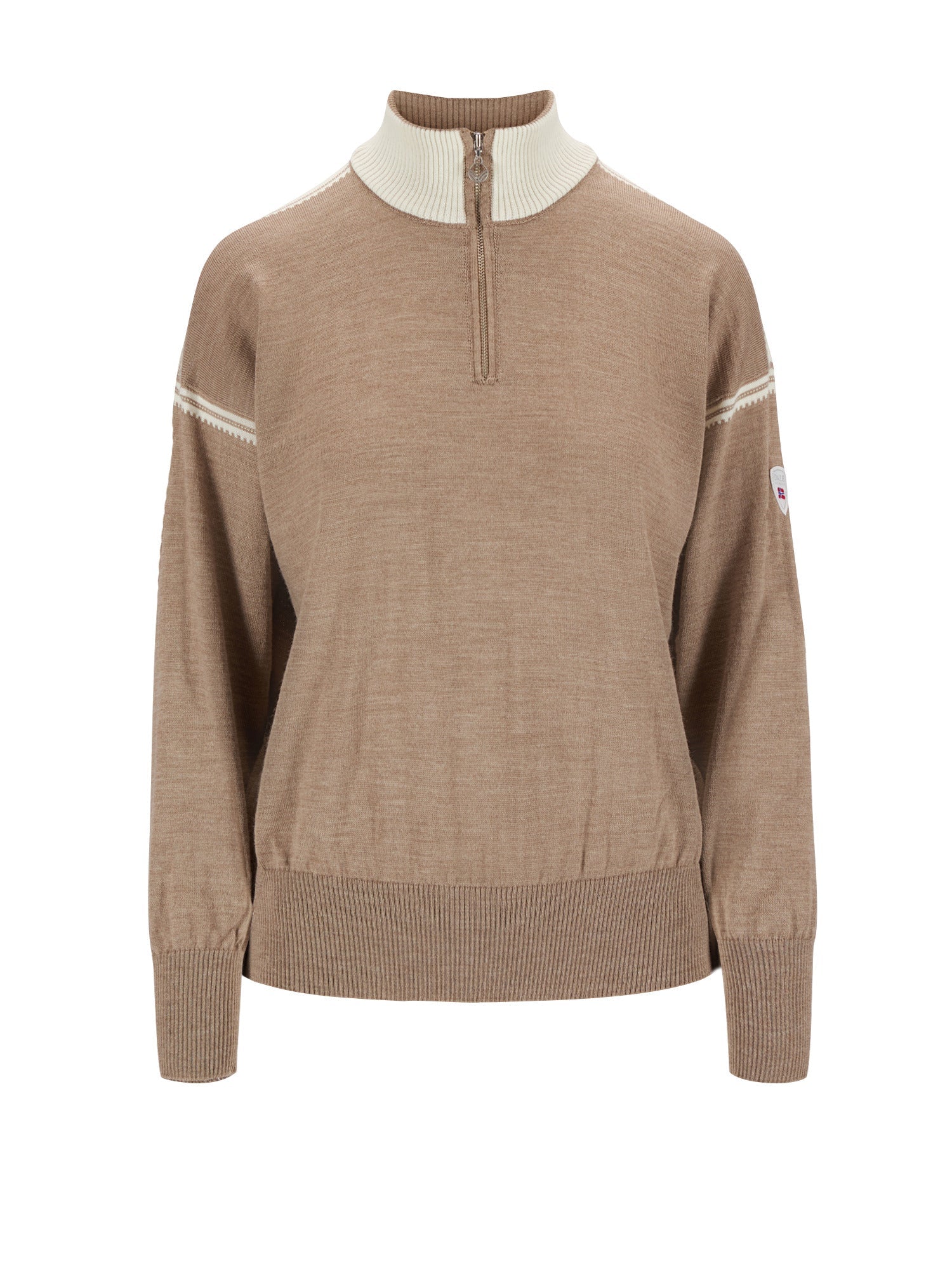 Dale Of Norway SANDVIK FEMININE SWEATER Mountainstone Offwhite XL - PeakStyle