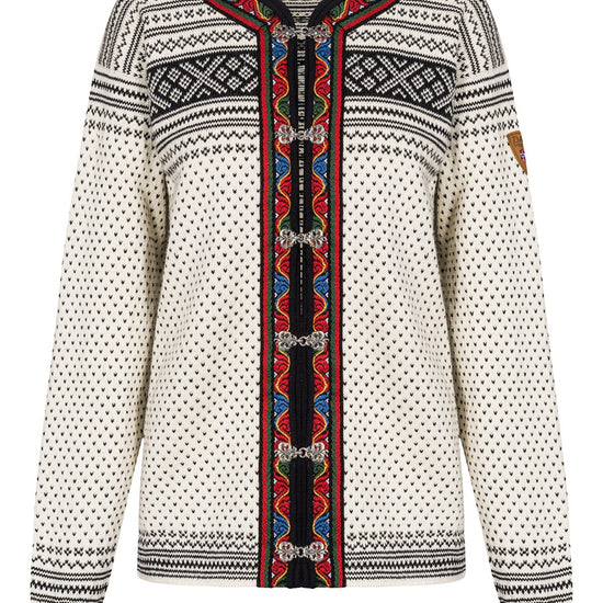 Dale Of Norway SETESDAL UNI JACKET Offwhite Black 3XL - PeakStyle