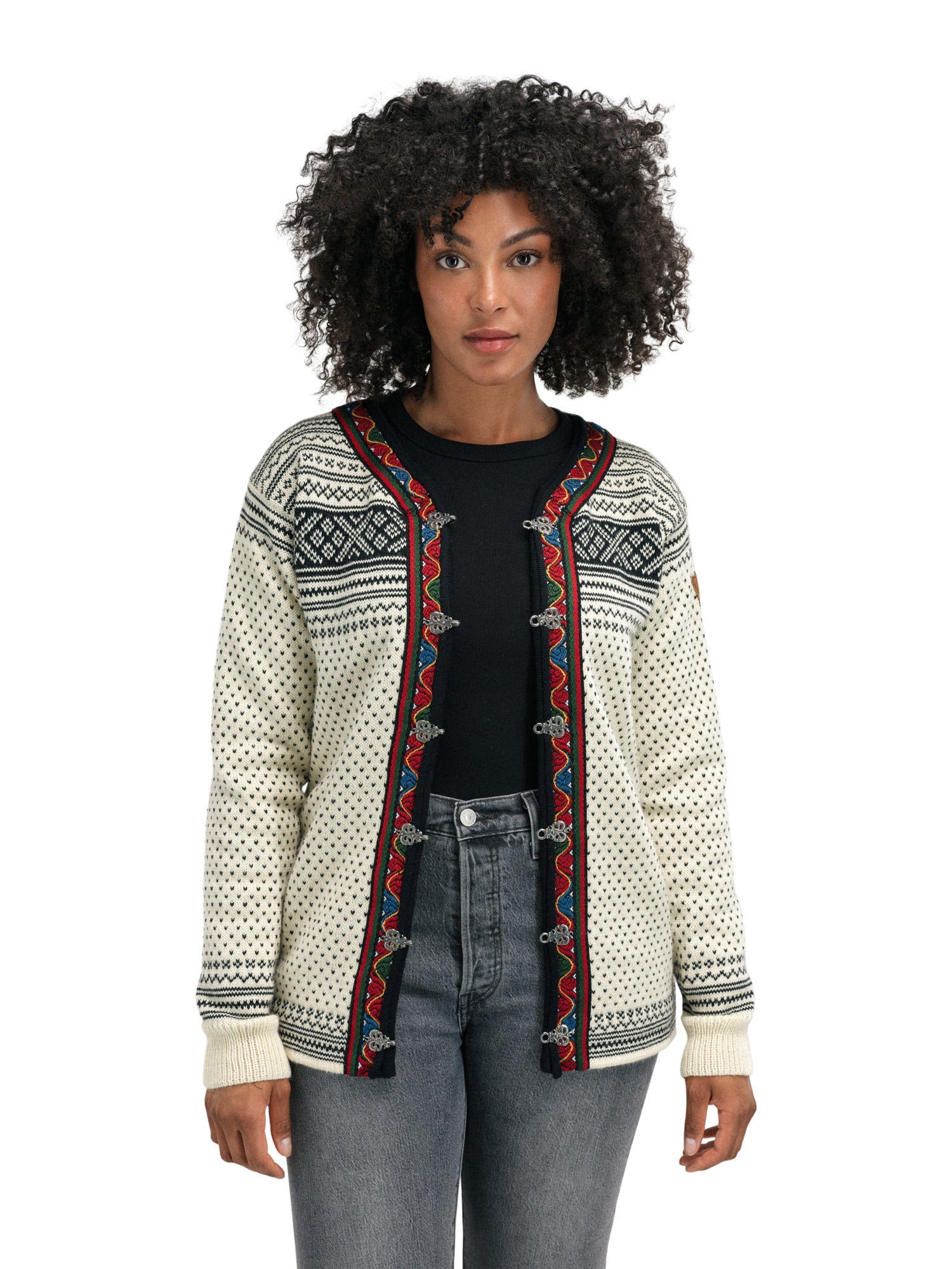 Dale Of Norway SETESDAL UNI JACKET Offwhite Black 3XL - PeakStyle
