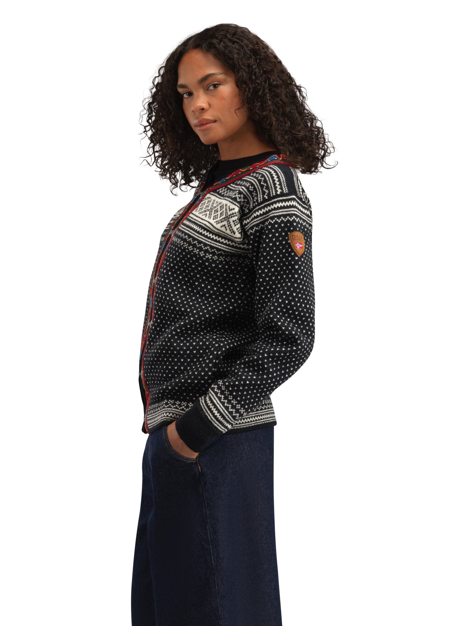 Dale Of Norway SETESDAL UNI JACKET Zwart Offwhite 3XL - PeakStyle