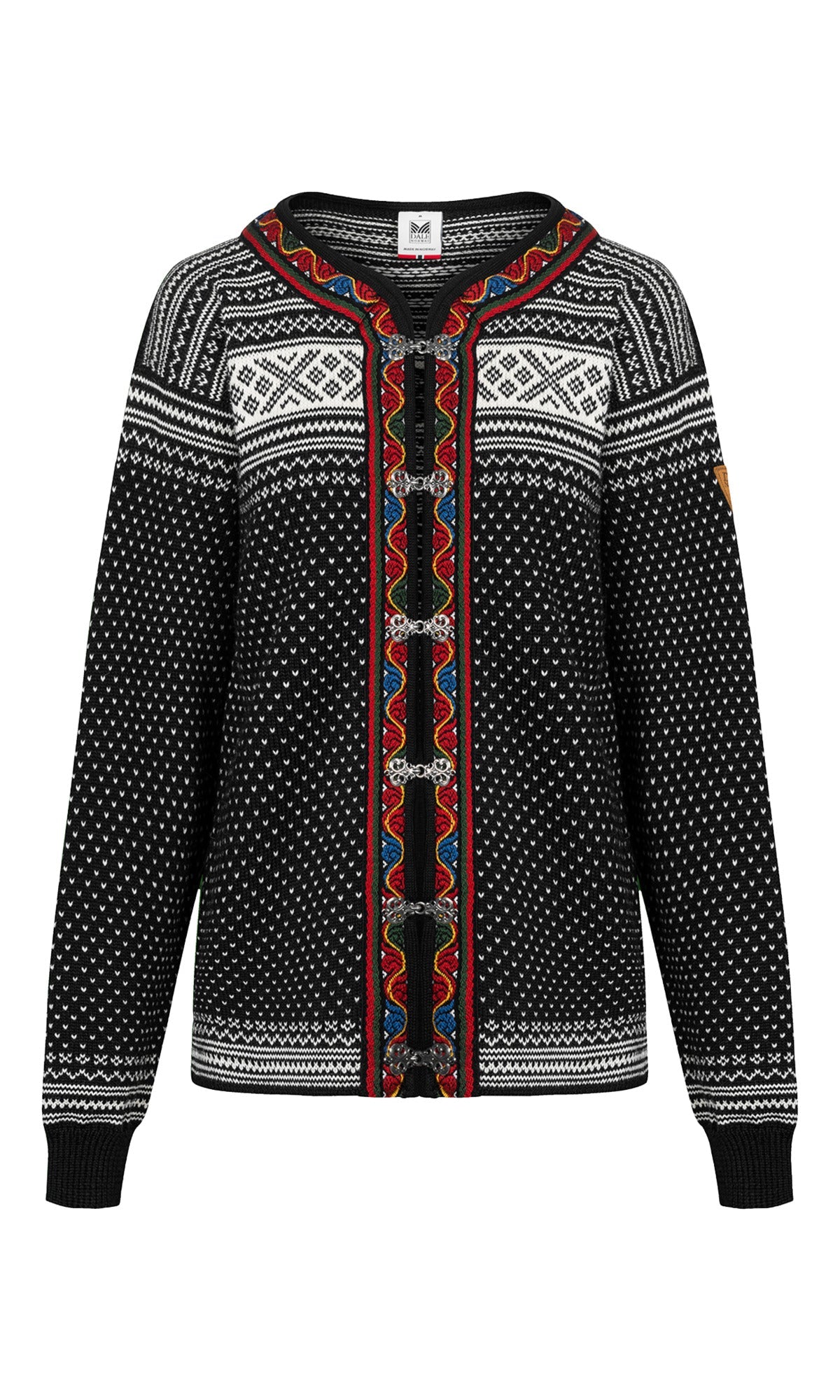 Dale Of Norway SETESDAL UNI JACKET Zwart Offwhite 3XL - PeakStyle