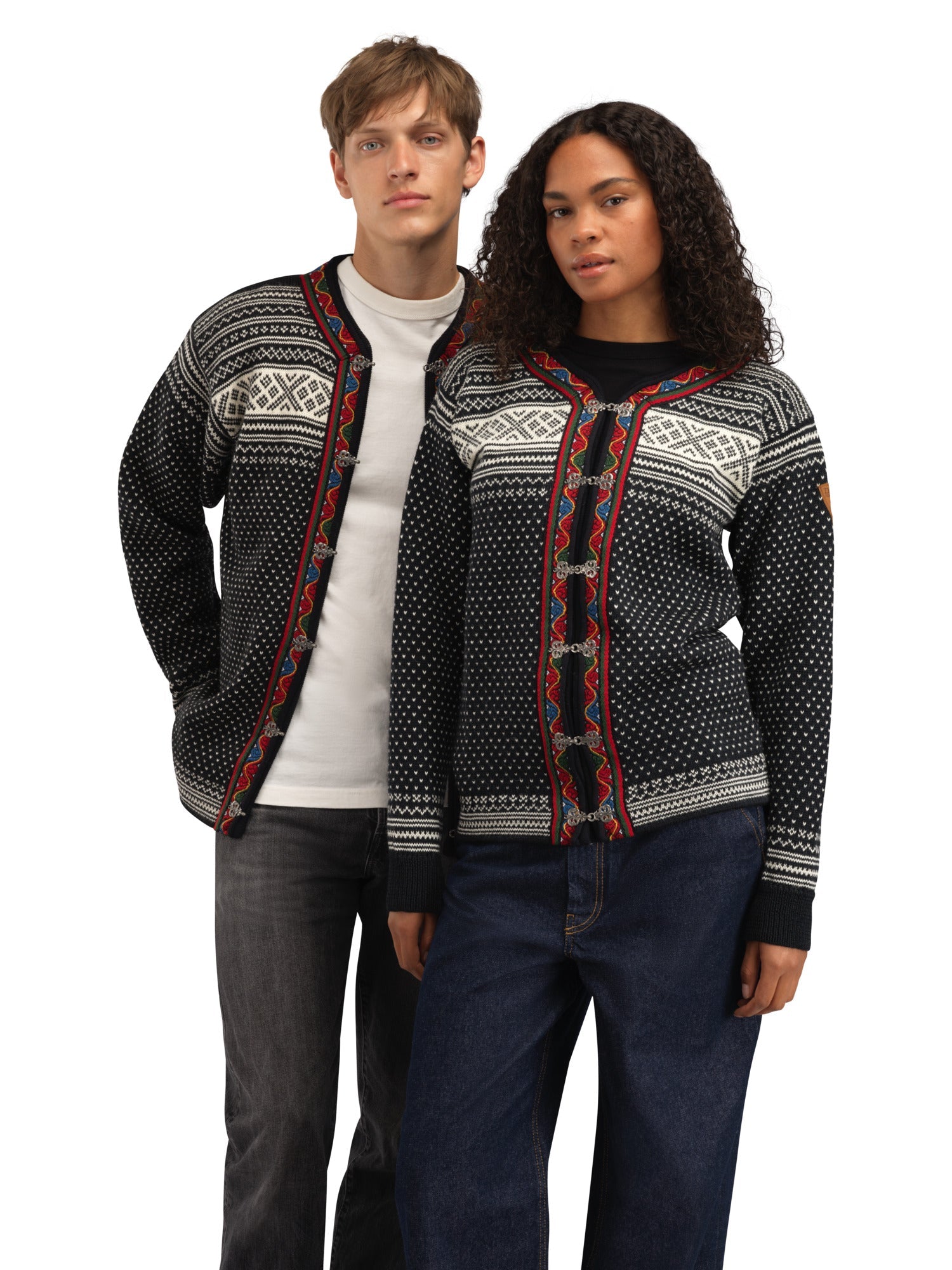 Dale Of Norway SETESDAL UNI JACKET Zwart Offwhite 3XL - PeakStyle