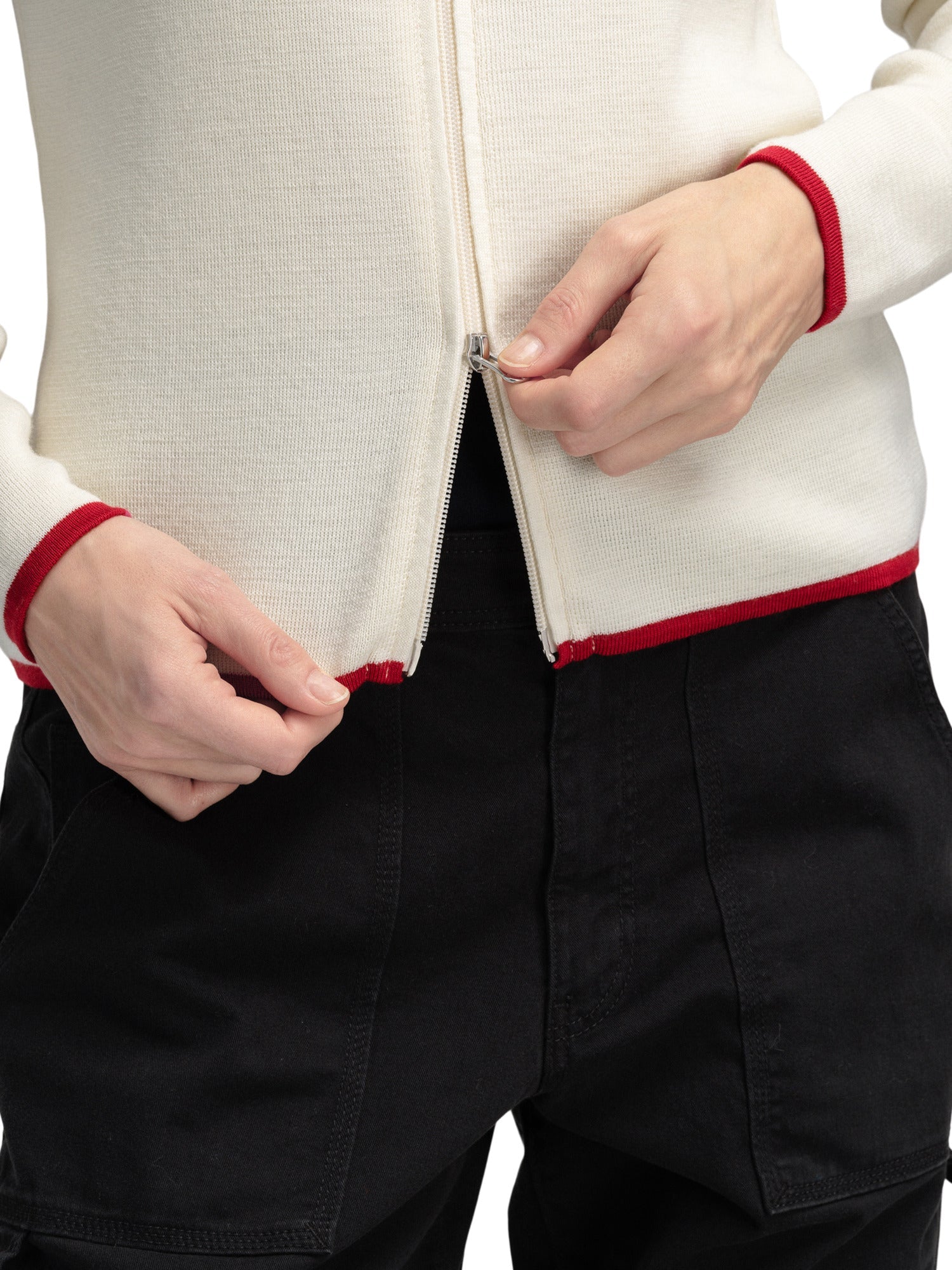 Dale Of Norway VARBERG FEM JACKET Bianco sporco Blu navy Lampone S - PeakStyle