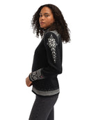 Dale Of Norway W 140TH ANNIVERSARY FEM JACKET Noir Blanc cassé Fumé XL - PeakStyle