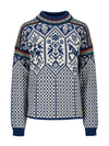 Dale Of Norway W 1994 FEM SWEATER Índigo Blanco roto Mostaza XL - PeakStyle