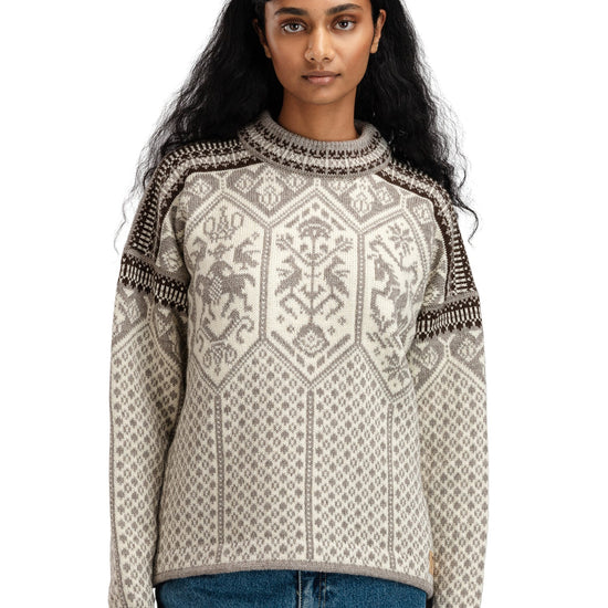 Dale Of Norway W 1994 FEM SWEATER Vanillasugar Naturalwhite Coff XL - PeakStyle
