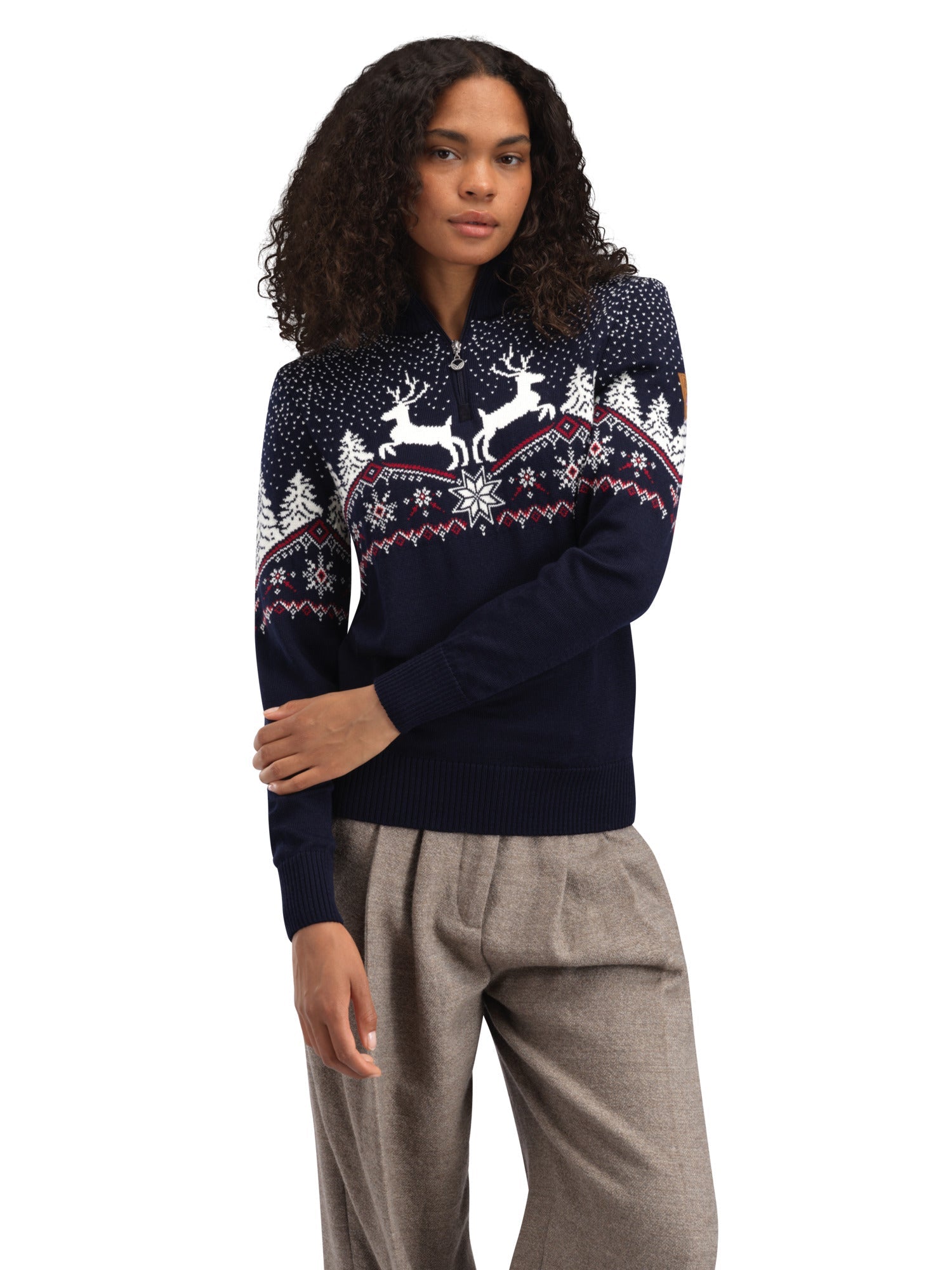 Dale Of Norway W DALE CHRISTMAS FEM MERINO SWEATER - Pullover bei PeakStyle