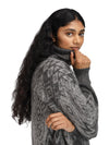 Dale Of Norway W FALUN ALPA FEMININE SWEATER Darkcharcoal Lightcharcoal XL - PeakStyle