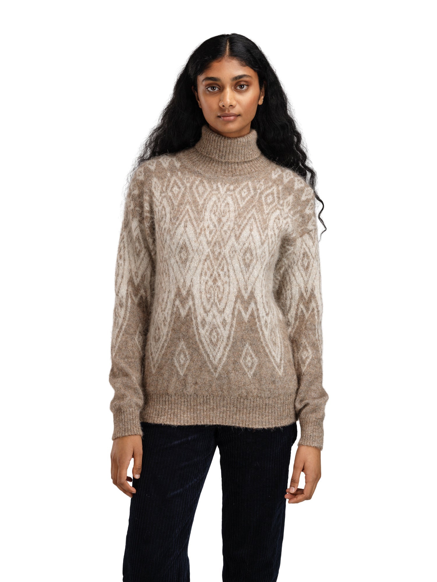Jersey Dale Of Norway W FALUN ALPA FEMININE Natural Beige Offwhite XL - PeakStyle