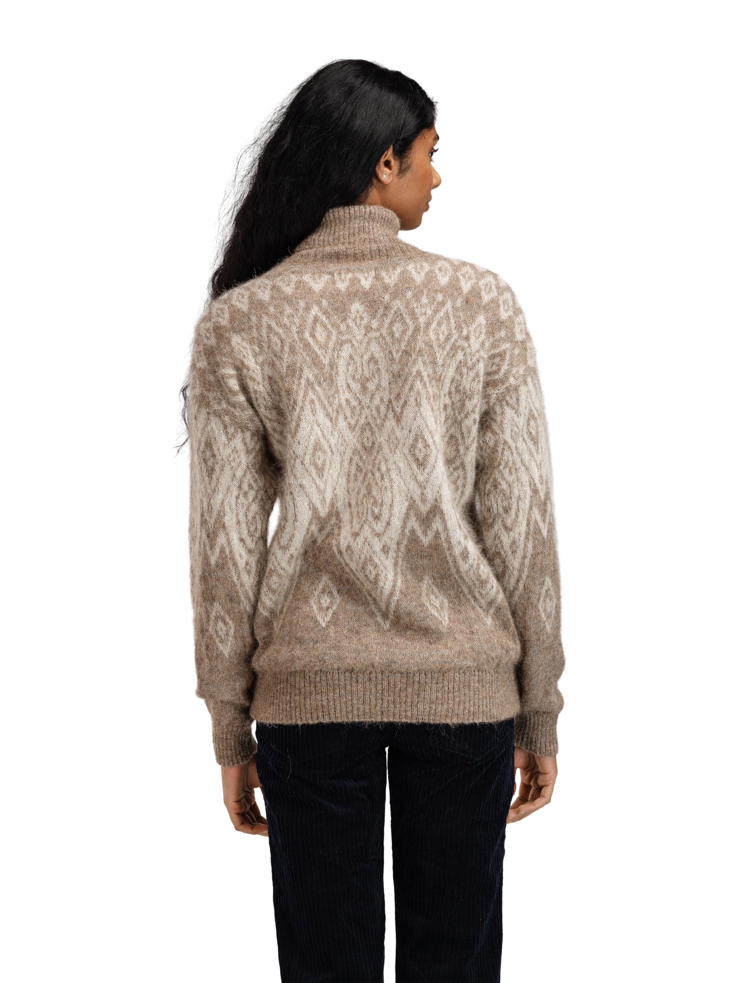 Jersey Dale Of Norway W FALUN ALPA FEMININE Natural Beige Offwhite XL - PeakStyle