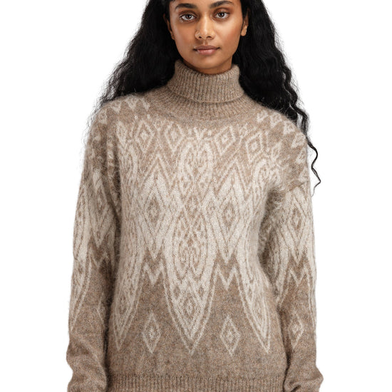 Jersey Dale Of Norway W FALUN ALPA FEMININE Natural Beige Offwhite XL - PeakStyle