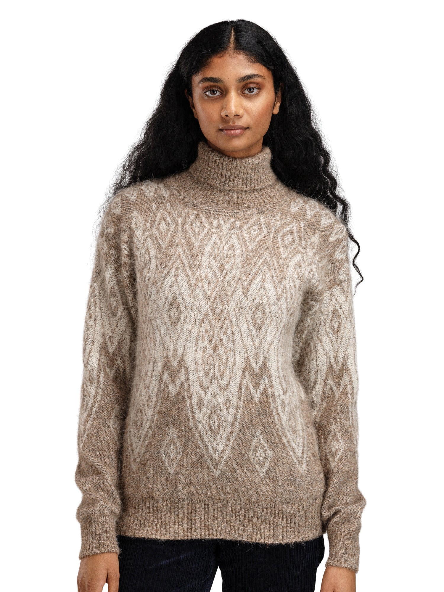 Jersey Dale Of Norway W FALUN ALPA FEMININE Natural Beige Offwhite XL - PeakStyle