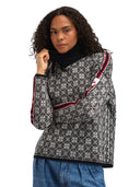 Dale Of Norway W FIRDA FEM SWEATER Nero Offwhite XL - PeakStyle