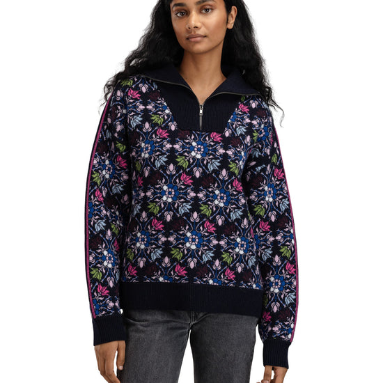 Jersey femenino Dale Of Norway W FJÆRE Navy Ultra Marine Pink XL - PeakStyle