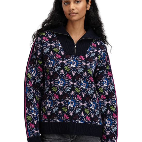 Jersey femenino Dale Of Norway W FJÆRE Navy Ultra Marine Pink XL - PeakStyle