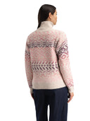 Dale Of Norway W HIGHLAND FEMININE SWEATER Bianco sporco  Rosa sfumato XL - PeakStyle