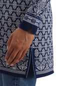 Dale Of Norway W INGEBORG FEM JACKET Electricstorm Blanc cassé Bleu XL - PeakStyle