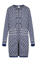 Dale Of Norway W INGEBORG FEM JACKET Electricstorm Blanc cassé Bleu XL - PeakStyle