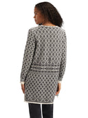 Dale Of Norway W INGEBORG FEM JACKET Blanc cassé Noir Gravuvig Smoke XL - PeakStyle