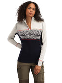 Dale Of Norway W MORITZ FEM BASIC SWEATER Azul marino Blanco Frambuesa XL - PeakStyle