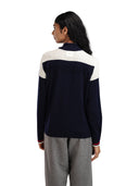 Dale Of Norway W MOUNT STELLO FEMININE JACKET Navy Offwhite Raspberry XL - PeakStyle