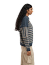 Dale Of Norway W RAMBERG FEM SWEATER Steel Marine Montainstone Sand XL - PeakStyle