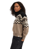 Dale Of Norway W RANDABERG FEM SWEATER Marrone Melanconico Nero Bianco sporco XL - PeakStyle