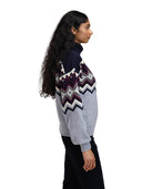 Dale Of Norway W RANDABERG FEM SWEATER Azzurro Mel. Navy Wine XL - PeakStyle
