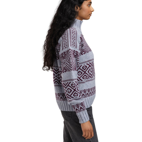Jersey Dale Of Norway W RASLETIND FEM azul claro Mel Wine XL - PeakStyle