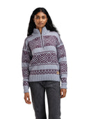Dale Of Norway W RASLETIND FEM SWEATER Azzurro Mel Wine XL - PeakStyle