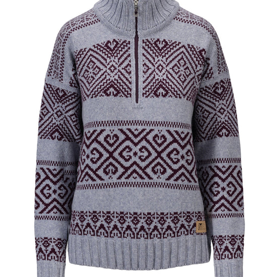 Jersey Dale Of Norway W RASLETIND FEM azul claro Mel Wine XL - PeakStyle