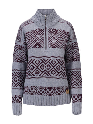 Jersey Dale Of Norway W RASLETIND FEM azul claro Mel Wine XL - PeakStyle