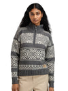 Dale Of Norway W RASLETIND FEM SWEATER Darkcharcoal Offwhite XL - PeakStyle