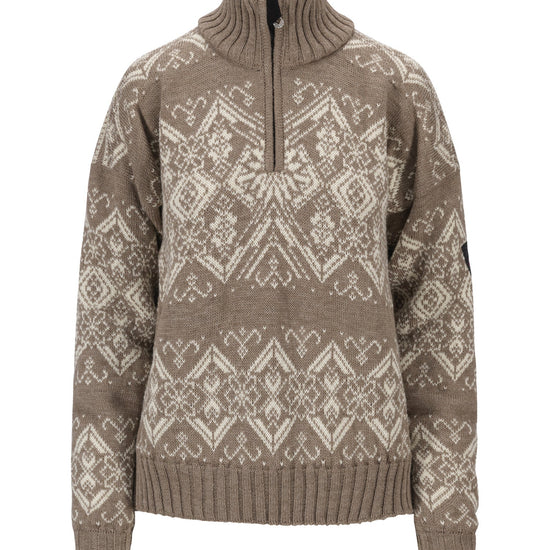 Dale Of Norway W ROSET FEM. WP SWEATER Mountainstone Offwhite XL - PeakStyle